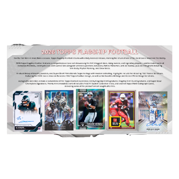 Topps NFL Football Flagship 2026 - Hobby Box - Billede 2