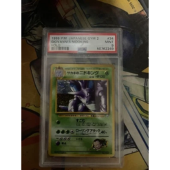 GIOVANNI'S NIDOKING #34 HOLO PSA 9