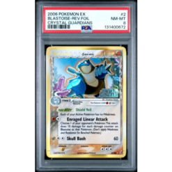 Blastoise δ #2 (Crystal Guardians) · PSA 8