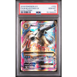 FA/M BLASTOISE EX #102 EVOLUTIONS PSA 10