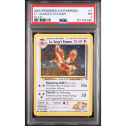 LT. SURGE'S FEAROW #7 HOLO PSA 1