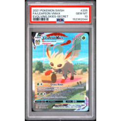 Leafeon VMAX #205 (Evolving Skies) · PSA 10