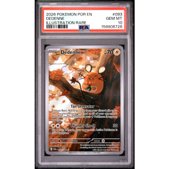 Dedenne #93 (Perfect Order) · PSA 10