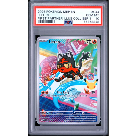 Litten #044 (Mega Evolution Promos) · PSA 10