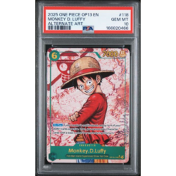 Monkey.D.Luffy #OP13-118 (Carrying on His Will) · PSA 10