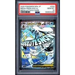 MEGA FROSLASS ex #224 MEGA ATTACK RARE PSA 10
