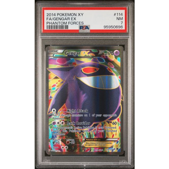 Gengar-EX #114 (Phantom Forces) · PSA 7