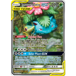 Venusaur & Snivy-GX #SM229 (SM Black Star Promos) · Foil · Near Mint