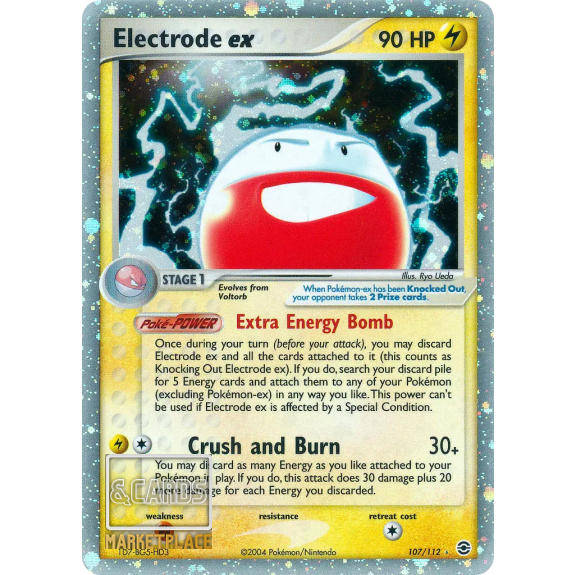 Electrode ex #107 (FireRed & LeafGreen) · Foil · Played