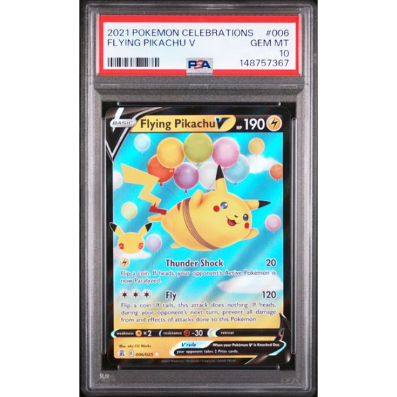 FLYING PIKACHU V #006 PSA 10