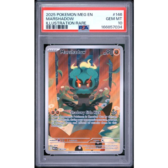 MARSHADOW #146 ILLUSTRATION RARE PSA 10