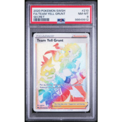 FA/TEAM YELL GRUNT #210 SECRET PSA 8