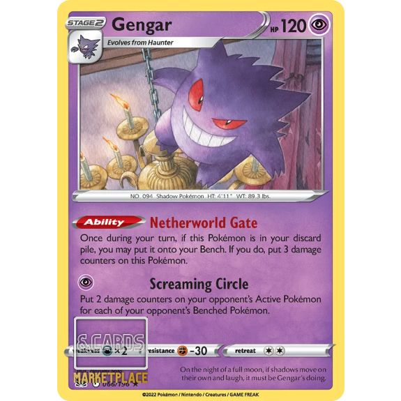 Gengar #66 (Lost Origin) · Regular · Near Mint